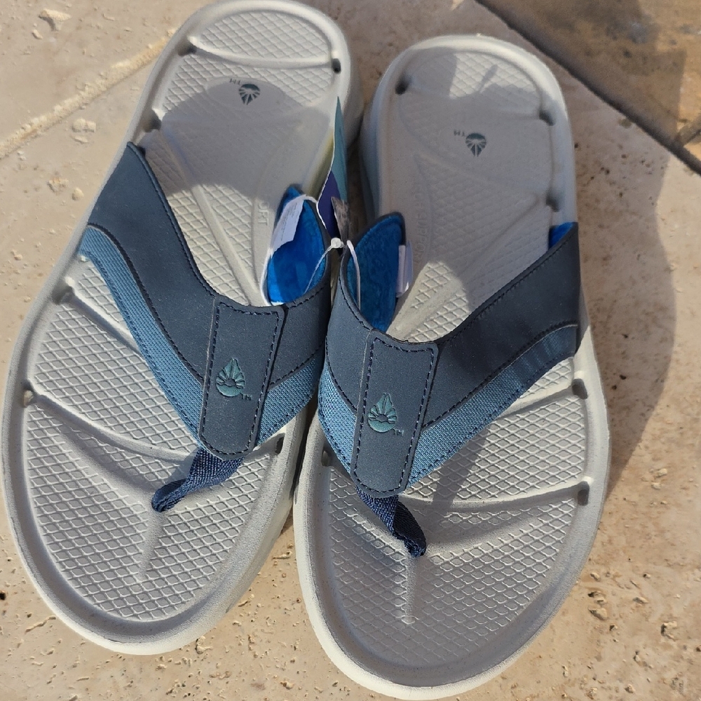 Men's O'Raheous Blue and Gray Sandals
